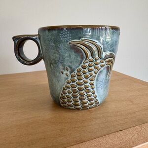 Starbucks Mermaid Tail Siren Collection Coffee  Mug 2014 12 Oz.